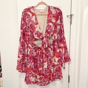 Floral Multi Color Women's Dress